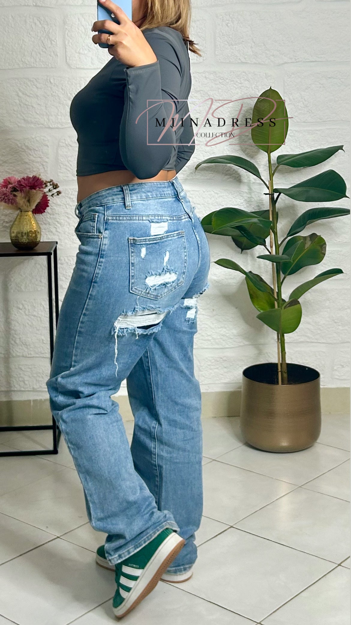 Top Basic Lycra Gris