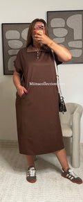 Robe Polo Marron