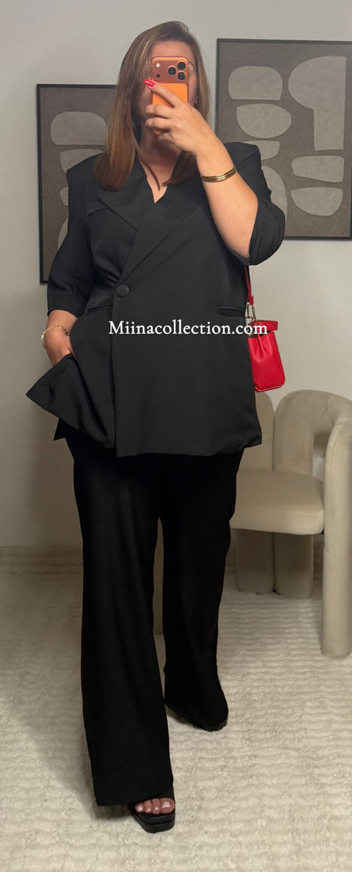 Ensemble Tailleur Oversize Nira Noir