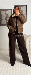 Veste Zaya Marron