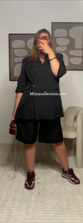 Ensemble Blazer Bermuda Noir