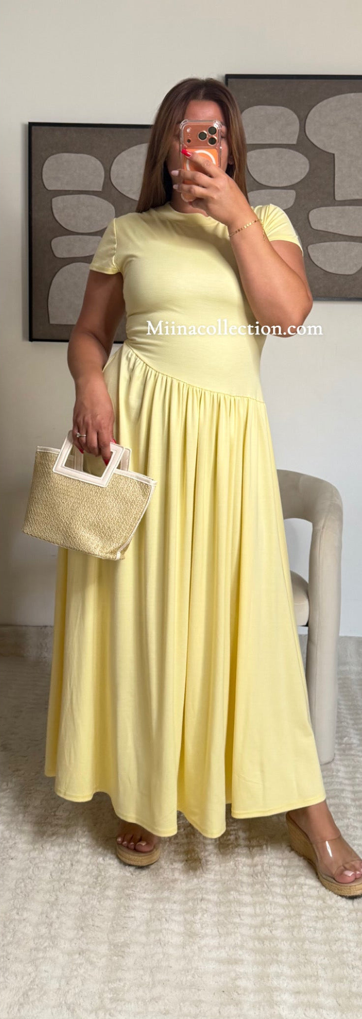 Robe Dupe Z*ra Jaune