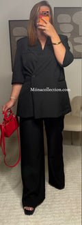 Ensemble Tailleur Oversize Nira Noir